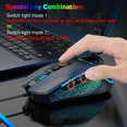 thumbnail image 3 of JUNWELL Gaming Mouse Wired  USB Computer Mouse with 4 Adjustable DPI  RGB Backlit LED  Side Buttons  Ergonomic Optical Mice for PC  Laptop  Windows  Mac  Vista  Linux  Gamer, 3 of 7