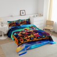 thumbnail image 3 of Erosebridal Steam Engine Train Bedding Sets Toddler with Comforter, Transportation Theme Duvet Insert, Reversible 2pcs, 3 of 6