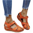 thumbnail image 4 of Babysbule Sandales pour Femmes Mode Sandales à Enfiler Ajourées Confortables Sandales à Talon Compensé Plage Chaussures Décontractées, 4 of 9
