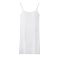 thumbnail image 5 of Gpoecd Shelf Bra Tank Tops for Women Adjustable Spaghetti Strap Basic Layer Backless Design No Steel Ring Plus Size Camisole Tops for Women 01_White,XXL, 5 of 5