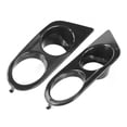 thumbnail image 3 of 2pcs Front Bumper Foglight Cover Dual Holes Car Accessory Fit for E46 M3 2001‑2006Carbon Fiber Style, 3 of 7