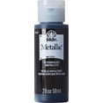 thumbnail image 1 of Folkart Metallic Acrylic Paint, Sequin Black, 2 fl oz, 1 of 7