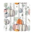 thumbnail image 2 of Thickened Waterproof Shower Curtain 70x70 inch Polyester Fabric with Reinforced Metal Grommets 13-Piece Set Including Hooks | Mold Resistant Bathroom Partition for Hotel Home Use, 2 of 6
