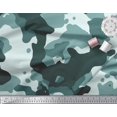 thumbnail image 3 of Soimoi polyester Crepe Fabric Two Tone With White Camouflage Print Fabric by the Yard 52 Inch Wide, 3 of 3