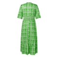 thumbnail image 4 of JIRNDf Robes Maxi d'Été pour Femmes Tendance à Imprimé Floral, par-Dessus, Col en V, Sans Manches, Robes d'Été pour Femmes, Robe Bohème Verte m, 4 of 8