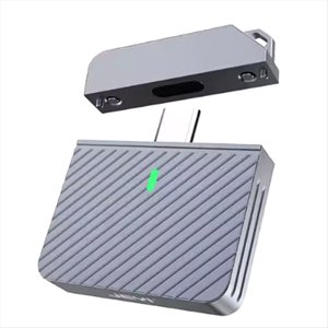 2230 M.2 NVMe Direct-Attach SSD Enclosure USB 3.2 10Gbps in-Line Aluminum Solid State Drive with Magnet Protective Case