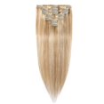 thumbnail image 1 of EASTIN 100% Remy Human Hair Clip in Human Hair Extensions Silky Straight Human Hair 7 Pcs 15 clips, 1 of 6