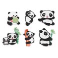 thumbnail image 2 of Patch de Broderie Panda, Différents Styles de Vêtements de Panda Patchs pour Chaussure, 2 of 8