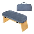 thumbnail image 4 of Lipstore Meditation Bench Home for Extended Practice Low Seat Comfortable for Kneeling or Light Blue, 4 of 8
