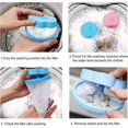 thumbnail image 3 of Kovo Filtre à Peluches pour Machine à Laver en Forme de Fleur Réutilisable Piège à Peluches Portable Attrape-Cheveux pour Machine à Laver, 3 of 5