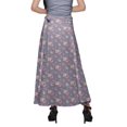 thumbnail image 4 of Moomaya Printed Rayon Skirt Wrap Style Plus Size Skirt Summer Wear Clothing, 4 of 6