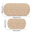 thumbnail image 3 of Todaioua Bathroom Rugs Mat Set 2 Piece - Memory Foam Cobblestone Bath Mats, Non Slip Water Absorbent Washable Bath Rugs for Sink Toilet and Floor, Machine Washable, 3 of 7