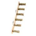 thumbnail image 4 of lionlar Bird Wooden Ladder Bridge Bird Cage Ladder for Parakeets Small Medium Parrot 6 sections, 4 of 9