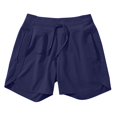 thumbnail image 4 of Yammkia Jolis Shorts de Course Shorts de Randonnée pour Femmes Shorts Légers à Séchage Rapide Résistants à l'Eau avec Poches (Marine, TP), 4 of 4
