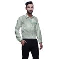 thumbnail image 2 of BESTMAN Chemise Décontractée Imprimée pour Hommes Coupe Ajustée à Boutons Manches Longues, 2 of 5