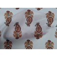 thumbnail image 4 of oneOone Cotton Poplin Fabric Leaves & Paisley Block Print Sewing Fabric BTY 42 Inch Wide, 4 of 4