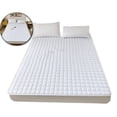 thumbnail image 1 of Dvruxg Full Mattress Pads Fitted, Mattress Cover Padded, Quilted Mattress Pad, Bed Mattress Cover, Machine Washable Mattress Protector, Mattress Cover(White), 1 of 5