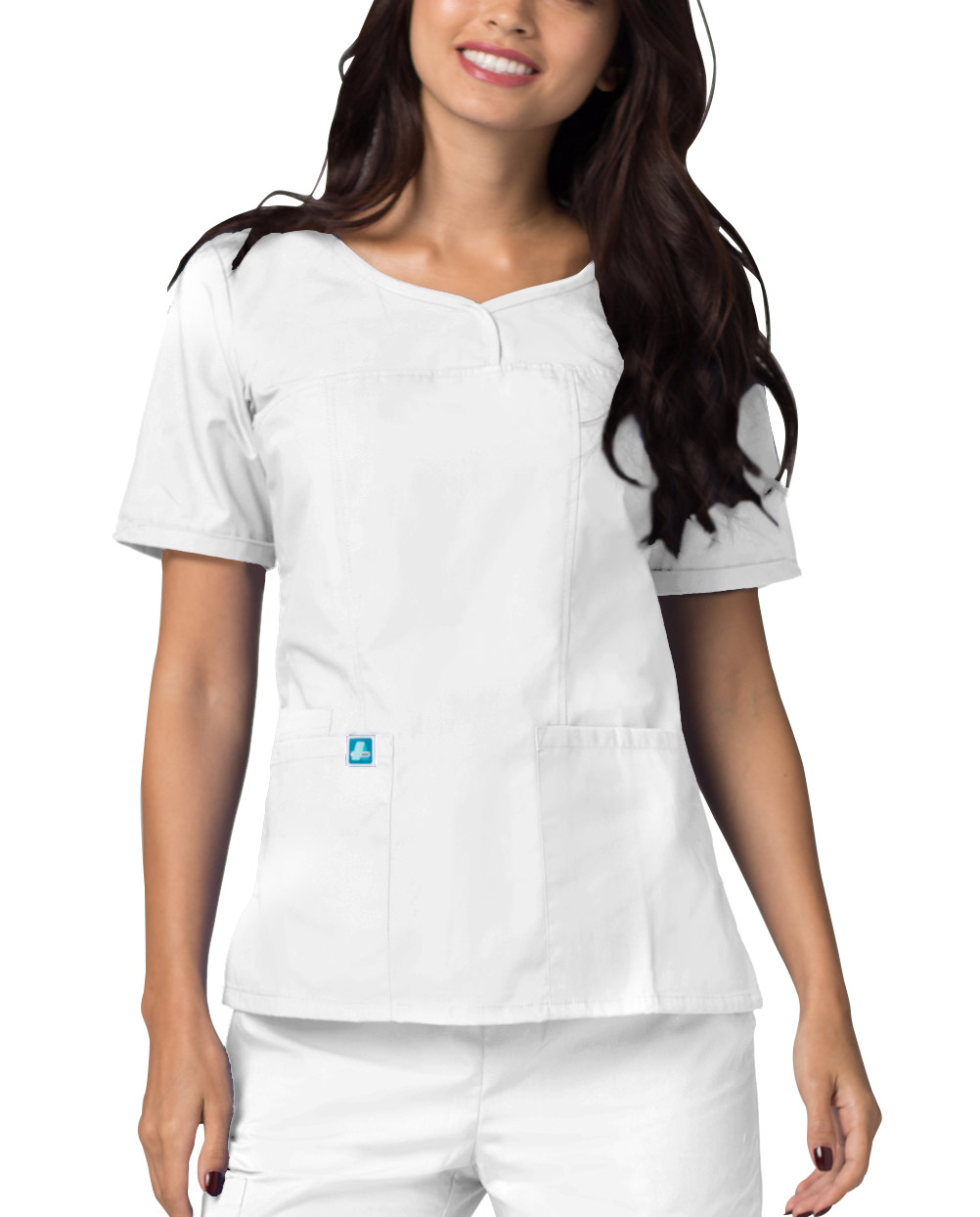 Adar Universal Women's V-Neck Scrub Top, Adult