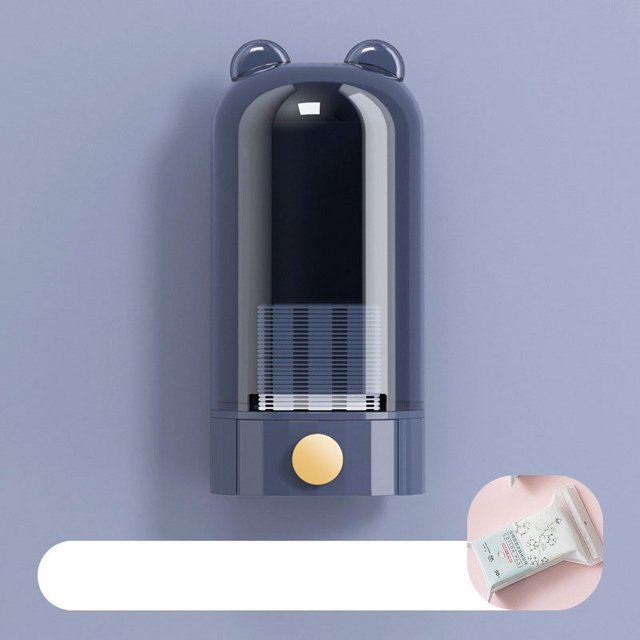 Distributeur de Tampons en Coton, Distributeur de Tampons en Coton Porte-coussinets en Coton Automatique Porte-coussinets Cosmétiques à Entraînement par Performance