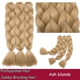 thumbnail image 2 of Ombre Jumbo Braiding Hair Extensions High Temperature Synthetic Twist Hair Multiple Colored Hair, 2 of 5