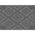 thumbnail image 1 of Ahgly Company Tapis d'Intérieur Rectangulaire Transitionnel Gris Lavable à la Machine, 8 Pieds x 12 Pieds, 1 of 7