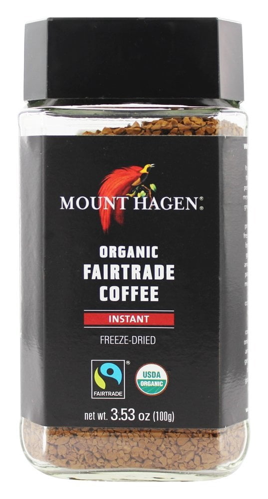 Mount Hagen - Organic Fairtrade Instant Coffee Freeze Dried - 3.53 oz.