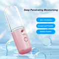 thumbnail image 4 of Nano Facial , Face Nano Mist Sprayer Portable USB Charging Moisturizing  Hydrator for Home Skin Care Travel Personal Care Eyelash Extensions Daily Makeup, 4 of 8