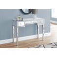 thumbnail image 3 of Monarch Specialties Accent Table, Console, Entryway, Narrow, Sofa, Storage Drawer, Living Room, Bedroom, Mirror, Grey, Clear, Transitional, 3 of 4