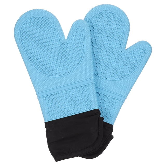 Miangastore Lot de 2 Gants Antidérapants pour Protection contre les Grilles Design Simple 15.4x3.1x0.8in