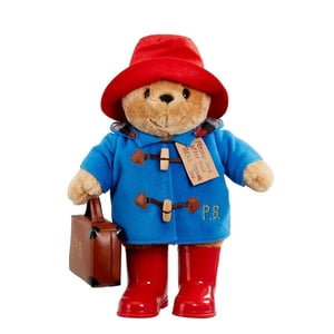 Rainbow Designs Classic Paddington With Boots Suitcase - 34 Cm - Collectable Soft Toy
