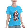 thumbnail image 2 of T-Shirt Basique à Manches Courtes pour Femmes Naruto Naruto Hinata, 2 of 6
