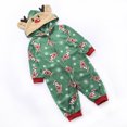 thumbnail image 4 of Gupgi Noël Famille Correspondant Pyjamas Adulte Cerf Print Nightwear, 4 of 8