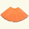 thumbnail image 5 of KIHOUT Clearance Toddler Girls Cute Party Dance Solid Color Net Yarn Sequins Stars Tulle, 5 of 5