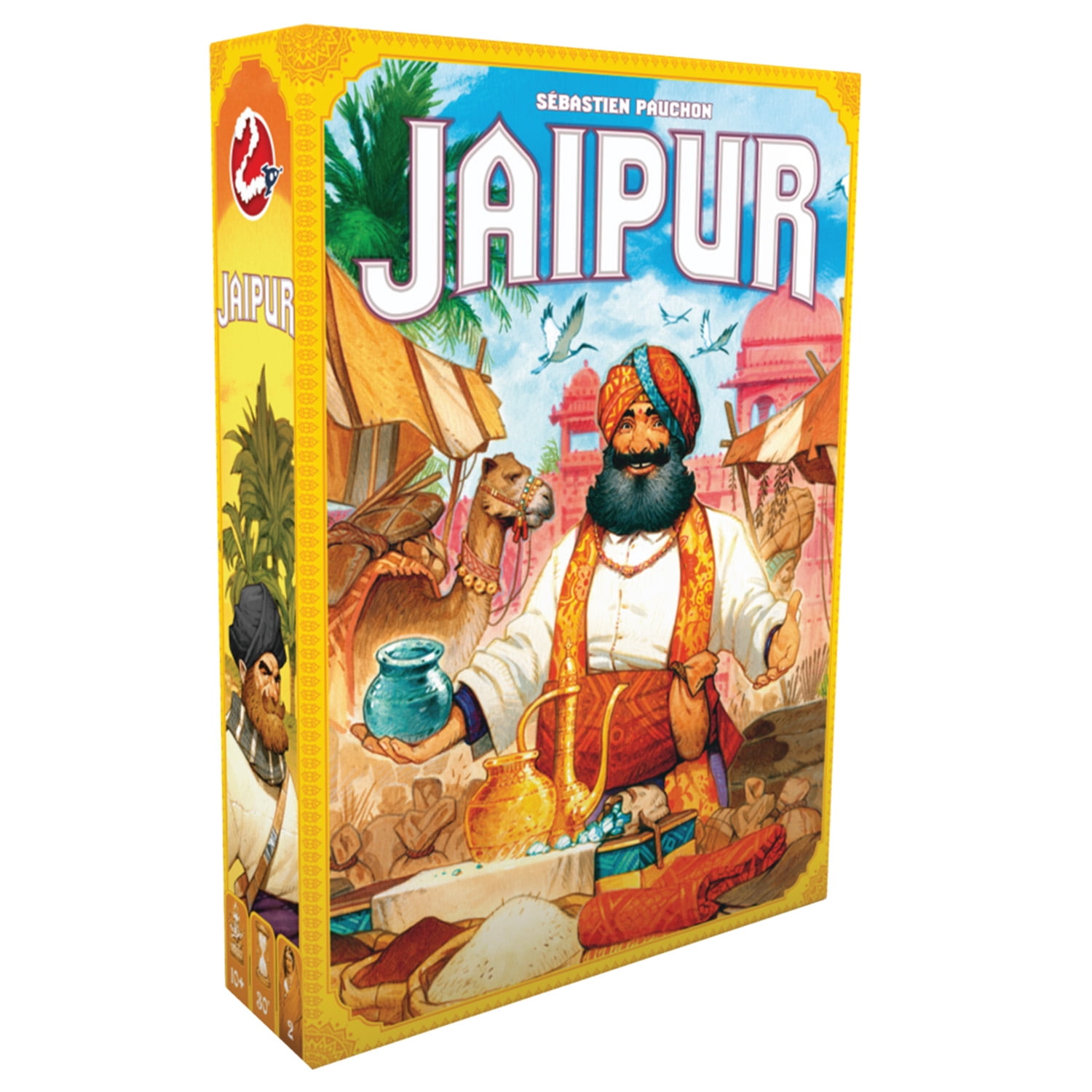 Jaipur Card Game – Tactical 2-Player Trading & Strategy Game – Multilingual Edition – Ages 10+, by Asmodee / Space Cowboys