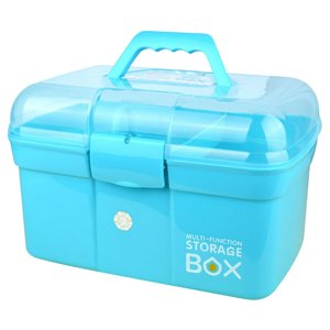 HLONK Boîte de stockage de médicaments Premiers soins Trousse d'urgence Organisateur Sac CasecontainersContainer Home Family