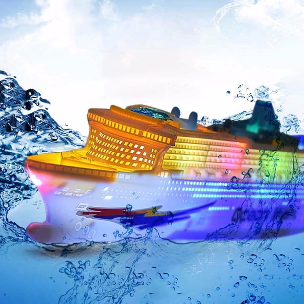 Paquebot de Croisière Océanique Électrique avec Lumière LED Clignotante Jouet Musical Éducatif Précoce pour Enfants Paquebot de Croisière Océanique Électrique avec Lumière LED Clignotante Jouet Musical Éducatif Précoce pour Enfants