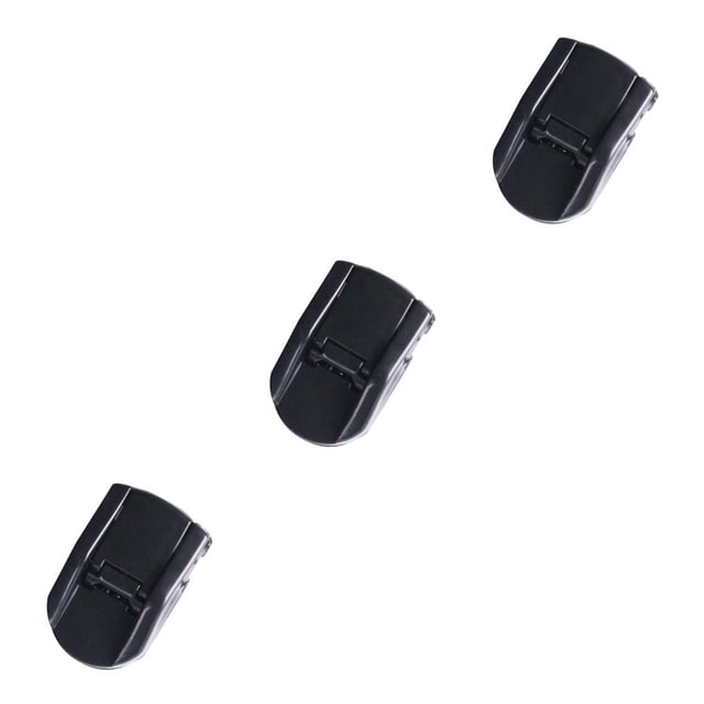 Transemion Mini Portable Curling Eyelash Eye Lashes Curler for Make Up Beginner Students black 3Set