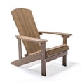thumbnail image 1 of Tanfly Polycarbonate Adirondack Chair for Indoor/Outdoor Use - Brown, 1 of 4