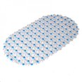thumbnail image 4 of SweetCandy Clearance Shower Bath Tub Clear Bubble Mat Safety Anti-Slip Pvc Floor Mat ，R 68X38Cm Blue, 4 of 5
