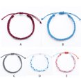 thumbnail image 4 of mmirethe Braided Bracelet Waterproof Waxed Thread Wristband Bracelets Dressing Decor Type 2 1Set, 4 of 6