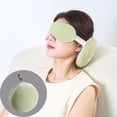 thumbnail image 1 of PEONAVET Polyester Eye Masks Pillows 2 In 1 U Shaped Pillow with Eye Mask Memorys Foam Travel Neck Pillow Shade Sleep Mask Office Nap Support for Airplane Car Home Use, 1 of 6