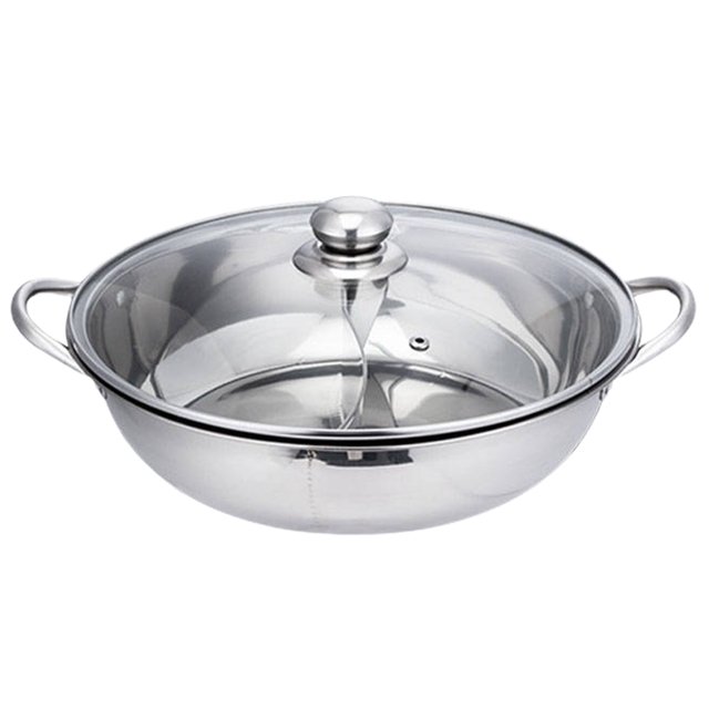 LCXmlly Ensemble de Casseroles à Double Saveur en Acier Inoxydable : Cuisinière à Induction Binaurale Compatible