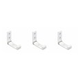 thumbnail image 3 of QualitChoice Folding Hanging Hooks Punch Free Towel Rack Invisible Foldable Single Clasp Clothes Hanger Strong Bearing Bathroom Bedroom silver 3Set, 3 of 6