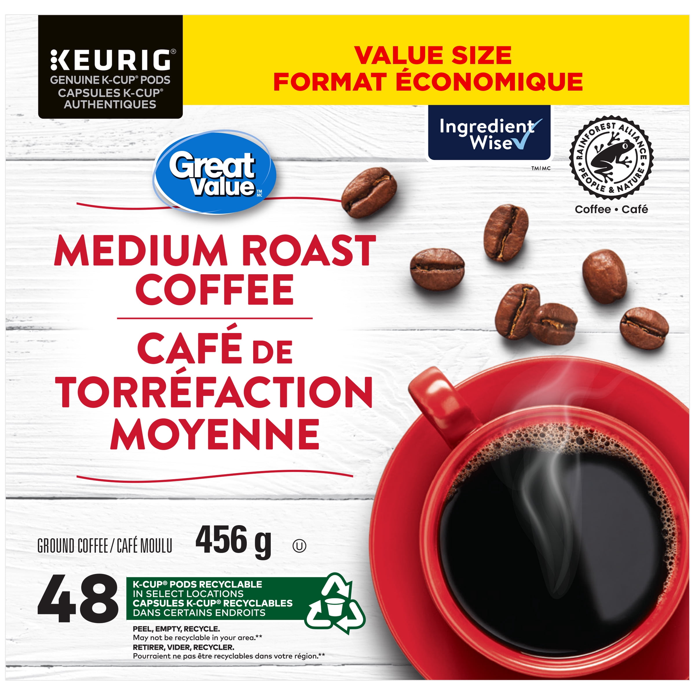 Great Value Medium Roast Coffee - Walmart.ca