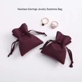 thumbnail image 2 of ziyahi 50 Pieces Gift Bag Portable Drawstring Solid Color Candy Ring Jewelry Cellphone Storage Pouch Pocket Organizer Beige White, 2 of 9