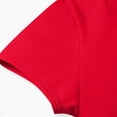 thumbnail image 4 of EGNMCR T-shirt Plissé à Manches Courtes et Col Rond Uni pour Enfants, Printemps et Été, Haut en polyester pour Enfants, 4 of 7