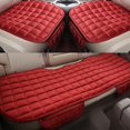 thumbnail image 1 of DYNWAVECA Universal Cover Cushion Front Rear Seat Cover Set, Car Breathable Seat Cover, Red, 1 of 10