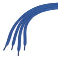 thumbnail image 3 of 2 Pair Two LayerShoestring Thick Elastic Flat Shoelace for Blue 120 cm, 3 of 4