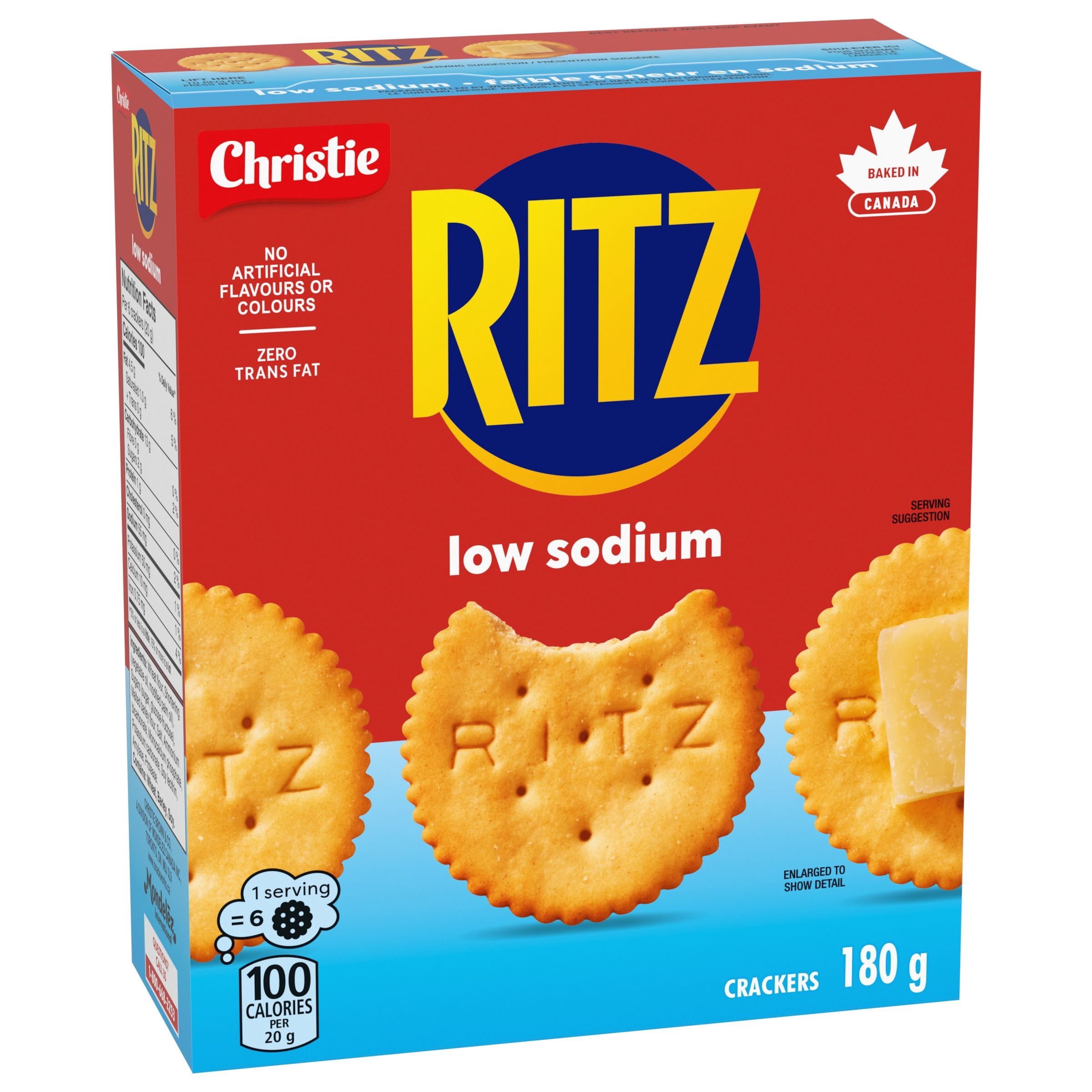 Craquelins RITZ Faible teneur en sodium