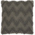 thumbnail image 1 of homeroots Décoration Intérieure 386015 Coussin à Chevrons Gris Foncé, 1 of 1